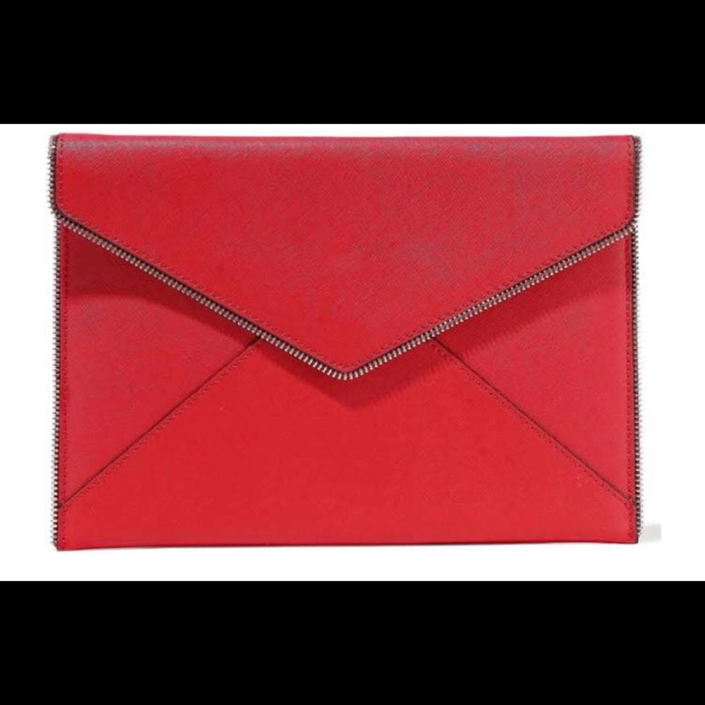 Rebecca Minkcoff clutch O/S color: red